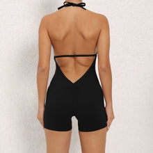 Load image into Gallery viewer, The belladonna - A yoga jumpsuit with a halter
