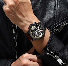 Load image into Gallery viewer, The washington - Mens Sports luxury watch with Leather wrist band - Aura Apex