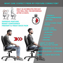 Load image into Gallery viewer, Pure Posture corrector for Men and women - Corrects Slouching, Hunching and Bad Posture - Aura Apex