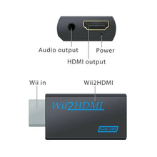 Load image into Gallery viewer, Wii to HDMI 1080p full HD converter with 3.mm aux jack - For HDTV's and PC - Aura Apex