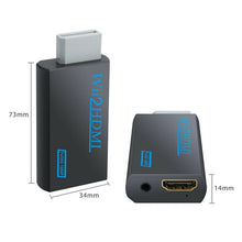 Load image into Gallery viewer, Wii to HDMI 1080p full HD converter with 3.mm aux jack - For HDTV's and PC - Aura Apex