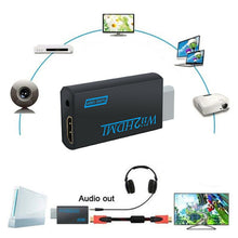 Load image into Gallery viewer, Wii to HDMI 1080p full HD converter with 3.mm aux jack - For HDTV's and PC - Aura Apex