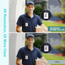 Load image into Gallery viewer, The hawk vision - 2k Smart WIFI video doorbell with night vision and 2 way audio - Aura Apex