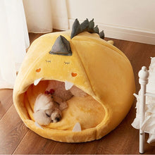 Load image into Gallery viewer, The dinocalmer - Dinosaur pet bed for any small/medium breed - Aura Apex