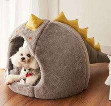 Load image into Gallery viewer, The dinocalmer - Dinosaur pet bed for any small/medium breed - Aura Apex