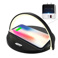 Load image into Gallery viewer, The purecharge lamp - 2 in 1 Fast Qi Wireless Charging lamp for iPhone & Samsung - Aura Apex