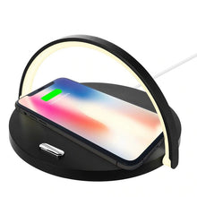 Load image into Gallery viewer, The purecharge lamp - 2 in 1 Fast Qi Wireless Charging lamp for iPhone & Samsung - Aura Apex
