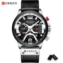 Load image into Gallery viewer, The washington - Mens Sports luxury watch with Leather wrist band - Aura Apex