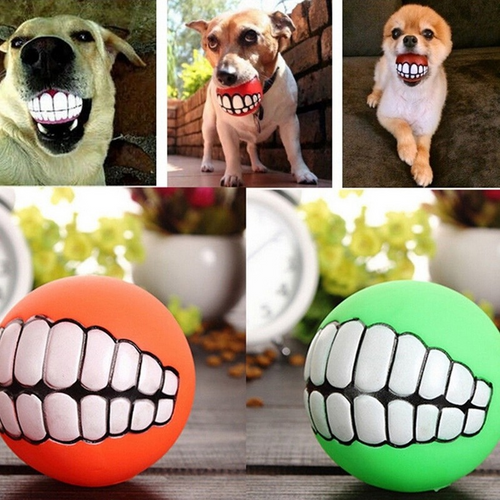 Pet Ball Teeth Silicon Chew Toys for Large Breeds - Aura Apex