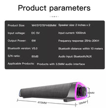 Load image into Gallery viewer, The ninja soundbar - Bluetooth 5.0 and 3d stereo surround - Aura Apex
