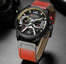 Load image into Gallery viewer, The washington - Mens Sports luxury watch with Leather wrist band - Aura Apex
