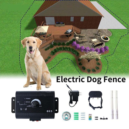 The E-dog invisable fence - Wireless contained electric dog fence  with electronic training collar system - Aura Apex