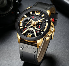 Load image into Gallery viewer, The washington - Mens Sports luxury watch with Leather wrist band - Aura Apex
