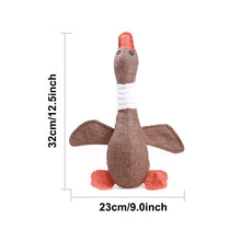 Load image into Gallery viewer, The niblbeunit -  Dog resistant plush toy with squeaker - Wild goose - Aura Apex
