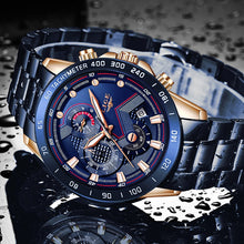 Load image into Gallery viewer, The General XI - Luxury Men&#39;s quartz watch (stainless steel) - Perfect for events and nights out. - Aura Apex
