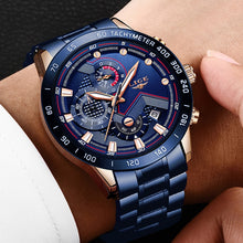 Load image into Gallery viewer, The General XI - Luxury Men&#39;s quartz watch (stainless steel) - Perfect for events and nights out. - Aura Apex
