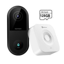 Load image into Gallery viewer, The hawk vision - 2k Smart WIFI video doorbell with night vision and 2 way audio - Aura Apex
