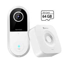 Load image into Gallery viewer, The hawk vision - 2k Smart WIFI video doorbell with night vision and 2 way audio - Aura Apex
