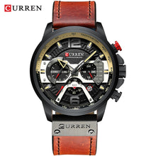 Load image into Gallery viewer, The washington - Mens Sports luxury watch with Leather wrist band - Aura Apex
