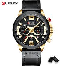 Load image into Gallery viewer, The washington - Mens Sports luxury watch with Leather wrist band - Aura Apex
