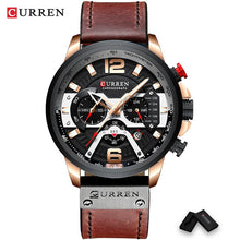 Load image into Gallery viewer, The washington - Mens Sports luxury watch with Leather wrist band - Aura Apex
