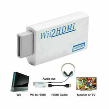 Load image into Gallery viewer, Wii to HDMI 1080p full HD converter with 3.mm aux jack - For HDTV&#39;s and PC - Aura Apex
